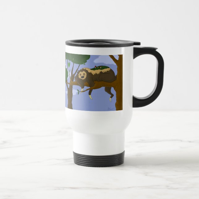 Taza de café perezosa de la pereza (Derecha)