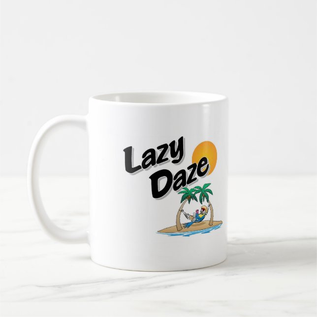 Taza de café perezosa del loro de Dazy (Izquierda)