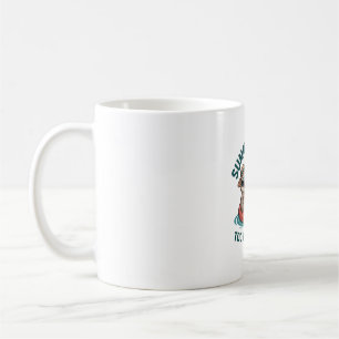 Taza De Café Perezoso de Vibraciones de Verano Divertido Flotad