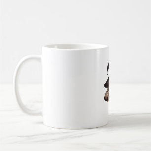 Taza De Café Perezoso Divertido con Sombrero de Bruja Disfrutan
