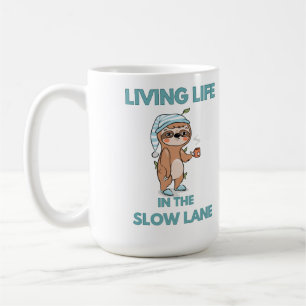 Taza De Café perezoso divertido lindo