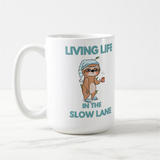 Taza De Café perezoso divertido lindo