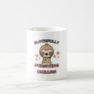 Taza De Café Perezoso Kawaii Chiste De Animal