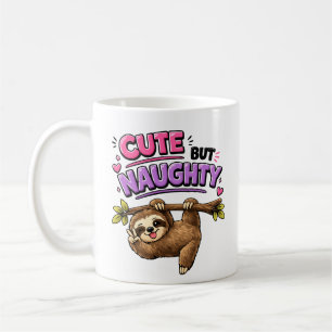 Taza De Café Perezoso lindo pero travieso