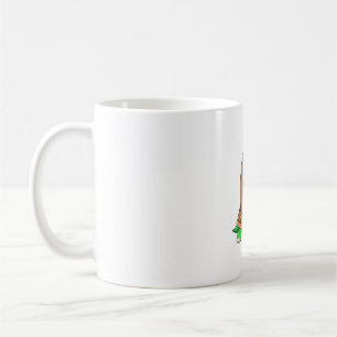 Taza De Café Perezoso montado en tortuga - Camiseta de perezoso