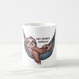 Taza De Café Perezoso Relajándose