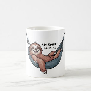 Taza De Café Perezoso Relajándose