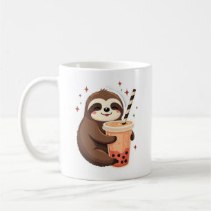 Taza De Café Perezoso Vintage Boba Lindo Retro Amante Del Té 2
