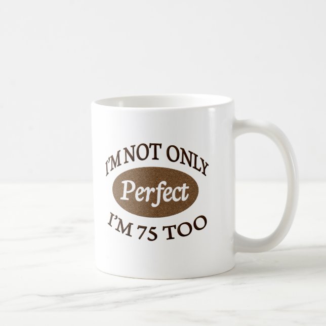 Taza De Café Perfeccione 75 años (Derecha)