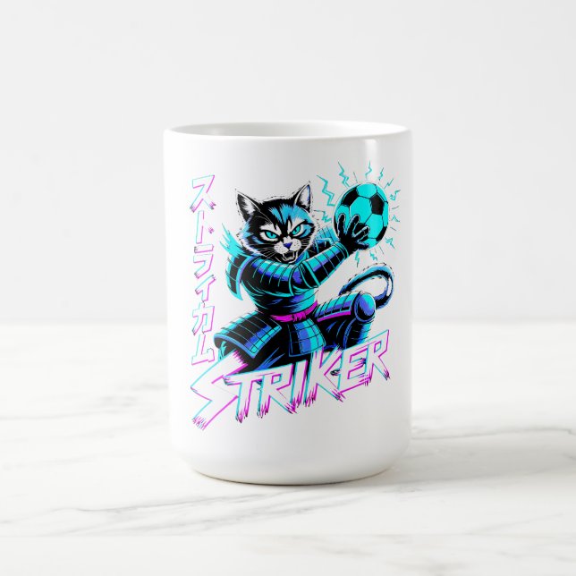 Taza De Café Perfect Anime Gamer Gift for Soccer Fans & Cat Lov (Centro)