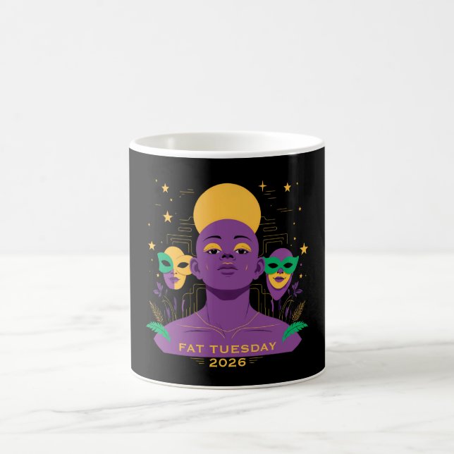 Taza De Café Perfect for Mardi Gras 2026 (Centro)