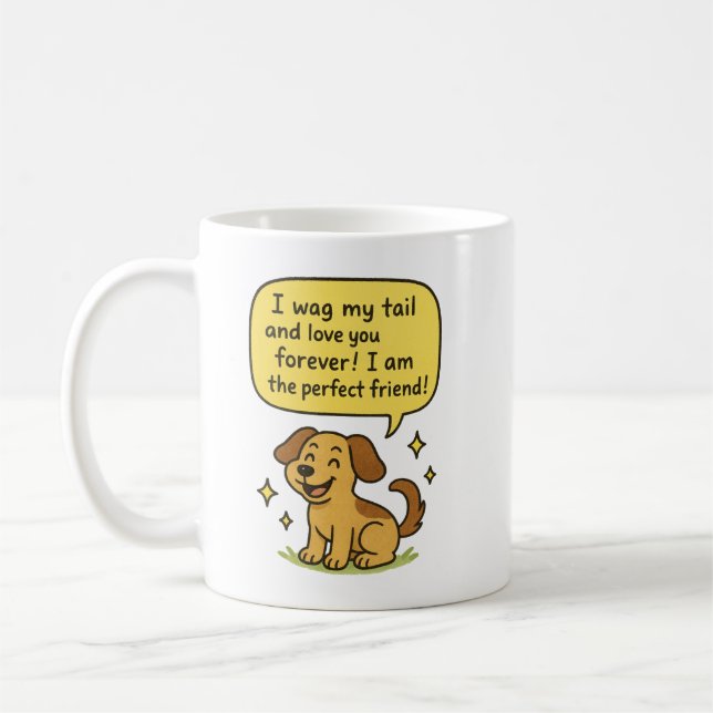 Taza De Café Perfect Friend Dog (Izquierda)