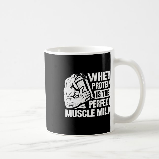 Taza De Café Perfect Musk Milk Funny Protein Lover Cita Cuerpo (Derecha)