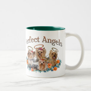 Taza de café perfecta de 4 ángeles de Yorkie