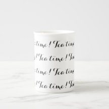Taza de café perfecta del tiempo del té
