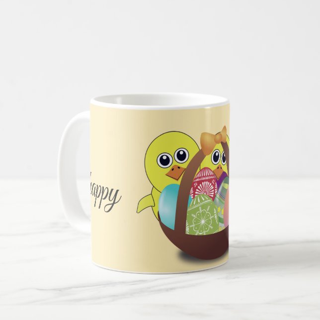 Taza De Café Perfecto, Guay Happy Easter Chicken (Anverso izquierdo)