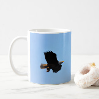 Taza De Café Perfil de vuelo del águila calva
