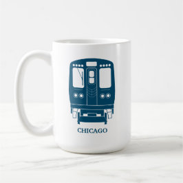Taza De Café Perfil "L" de Blue Chicago