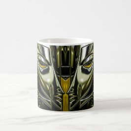 Taza De Café Perfil metálico futurista