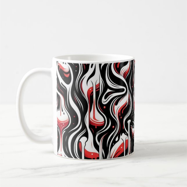Taza De Café Perforación sanguínea Mug (Izquierda)