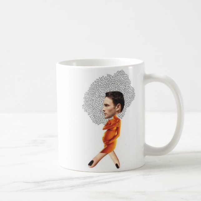 Taza De Café Pergo Man Finger Legs (Derecha)
