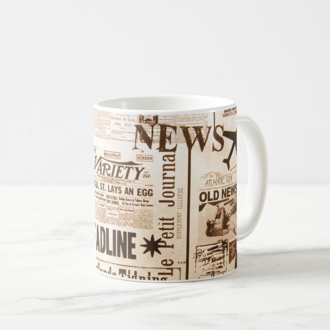 Taza De Café Periódico (Anverso derecho)