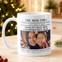 Periódico de Fotos de Navidad para la Mejor Mamá d
