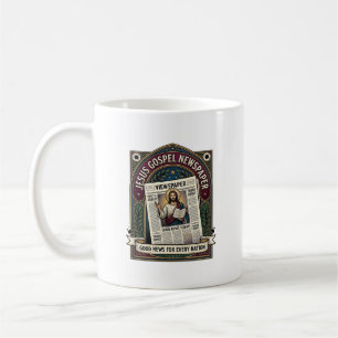 Taza De Café Periódico del Evangelio de Jesús Periódico Cristia
