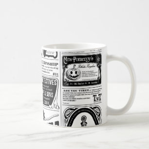 Taza De Café periódico espeluznante