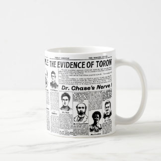 Taza De Café Periódico vintage de Toronto