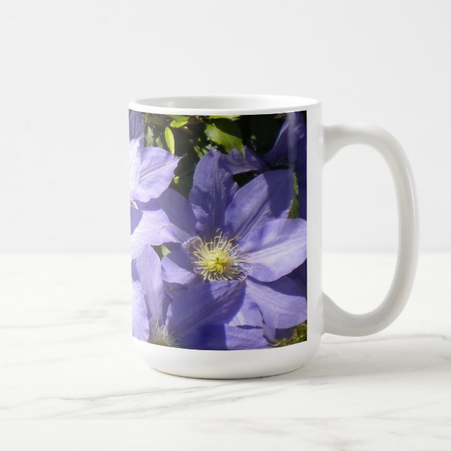 Taza De Café Periwinkle Clematis Mug (Derecha)