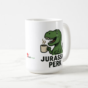 Taza De Café Perk Jurásico