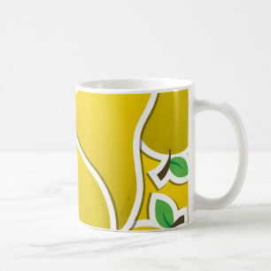 Taza De Café Perla amarilla divertida
