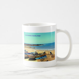 Taza De Café Perla del Pacífico, barcos de Mazatlan México