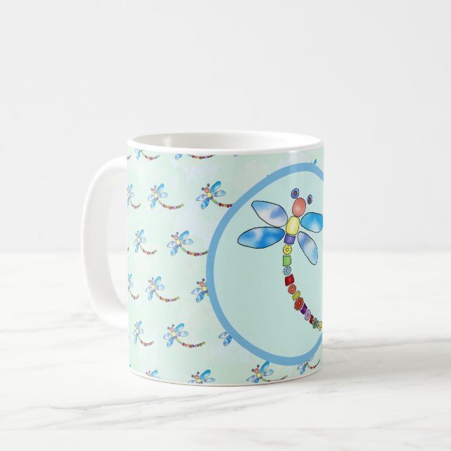 Taza De Café Perlenlibelle, personalisiert kaffeetasse (Anverso izquierdo)