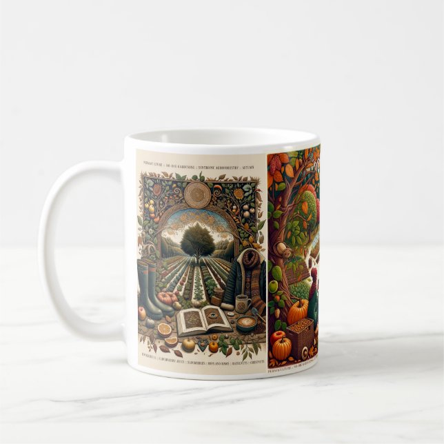 Taza De Café Permacultura de otoño (Izquierda)