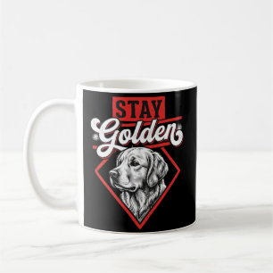 Taza De Café Permanece dorado perro retriever dorado