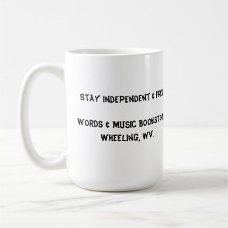Taza De Café permanezca libros independientes y libres de las