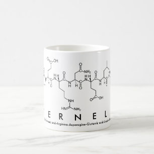 Taza De Café Pernell peptide name mug