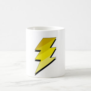 Taza De Café Perno de trueno del relámpago