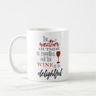 Taza De Café Pero el vino es navidad tan delicioso
