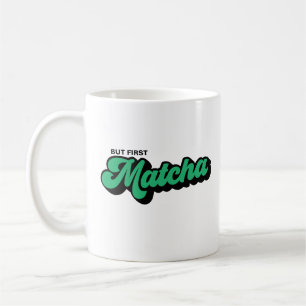 Taza De Café Pero Mug al estilo retro de First Matcha