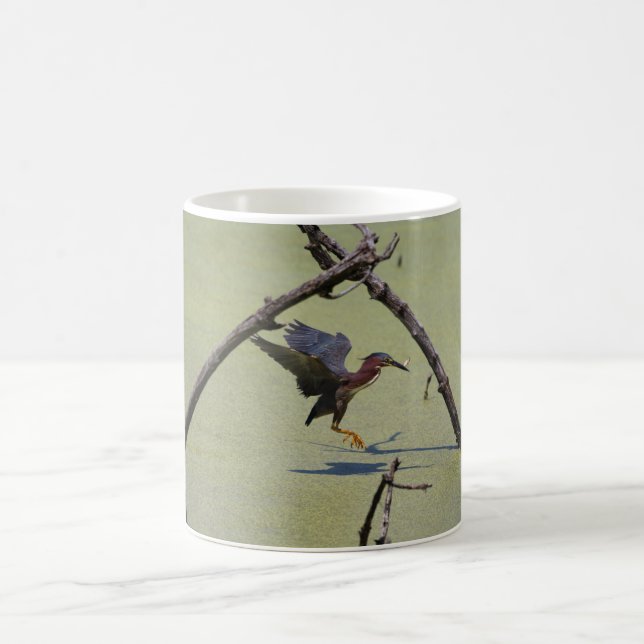 Taza De Café Perón verde de pesca (Centro)