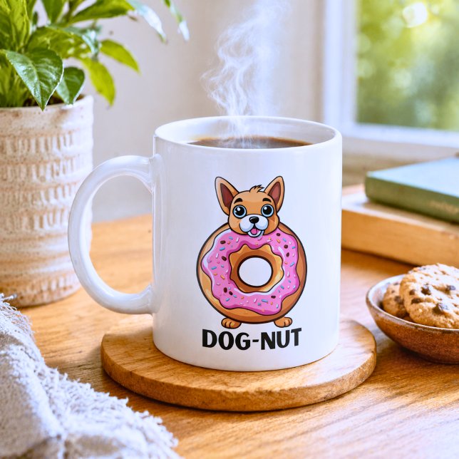 Taza De Café Perrito-Adorable-Donut (Subido por el creador)