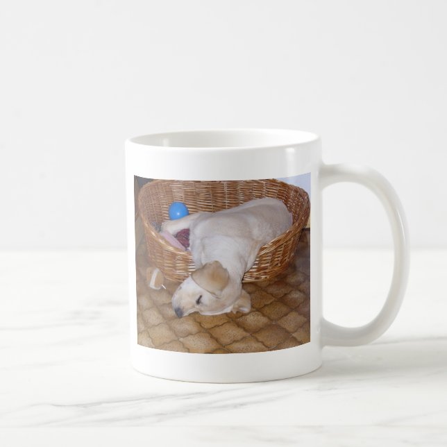 Taza De Café perrito amarillo de Labrador (Derecha)
