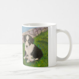 Taza De Café Perrito azul