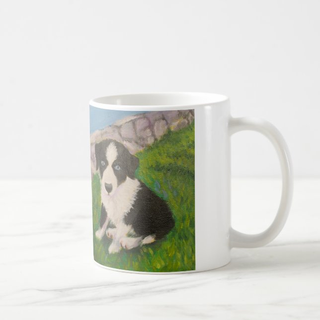 Taza De Café Perrito azul (Derecha)