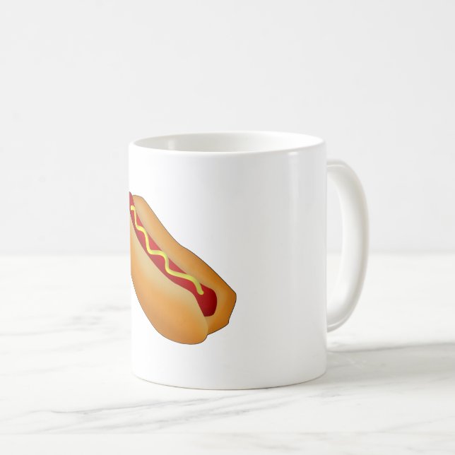 Taza De Café Perrito caliente (Anverso derecho)