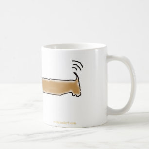 Taza De Café Perrito caliente con el perrito caliente