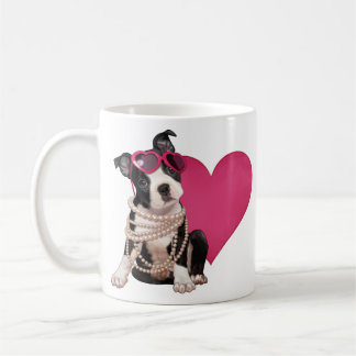Taza De Café Perrito de Boston Terrier